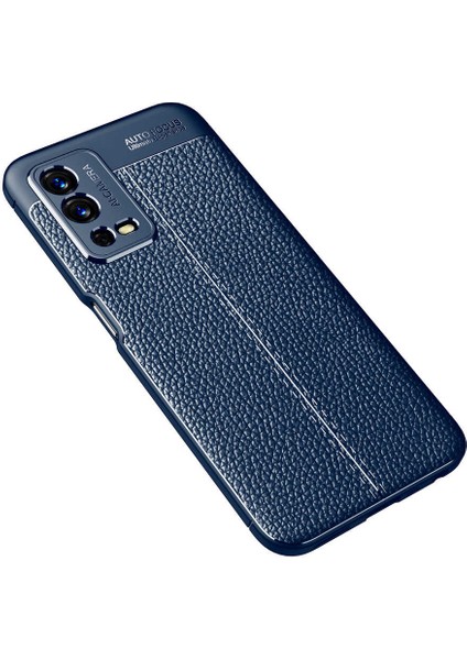 Oppo A55 4g Uyumlu Kılıf Deri Silikon Yüzey Darbe Korumalı Soft Yapı Case Cover Çiziklerden Kirden ve Darbeden Korumalı Kılıf