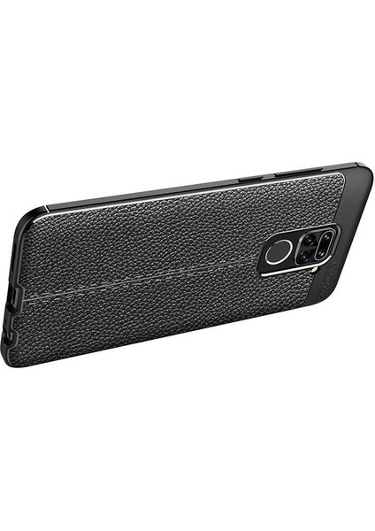 Xiaomi Redmi Note 9 Uyumlu Kılıf Deri Silikon Yüzey Darbe Korumalı Soft Yapı Case Cover Çiziklerden Kirden ve Darbeden Korumalı Kılıf