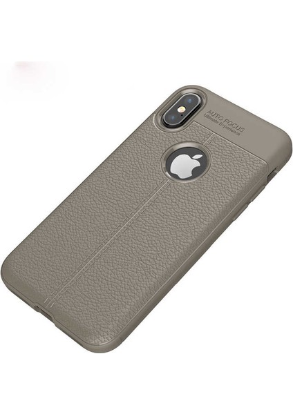 Apple iPhone Xs Max 6.5 Uyumlu Kılıf Deri Silikon Yüzey Darbe Korumalı Soft Yapı Case Cover Çiziklerden Kirden ve Darbeden Korumalı Kılıf
