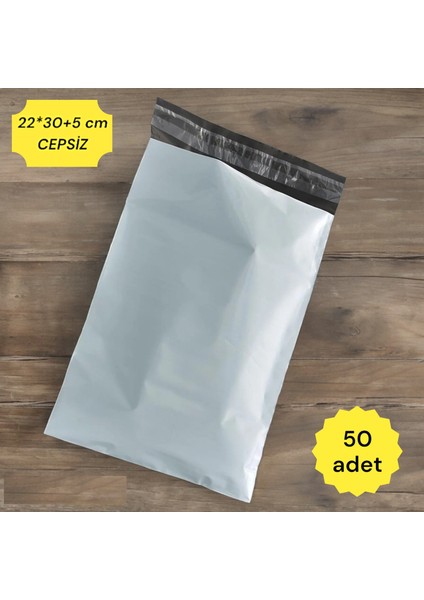 Kargo Poşeti (22x30+5 cm) Cepsiz (50 Adet)