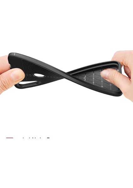 Xiaomi Redmi Note 7 Uyumlu Kılıf Deri Silikon Yüzey Darbe Korumalı Soft Yapı Case Cover Çiziklerden Kirden ve Darbeden Korumalı Kılıf