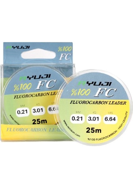 %100 Fluorocarbon 25 mt Lider Misina