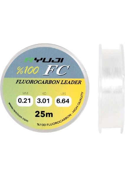 %100 Fluorocarbon 25 mt Lider Misina