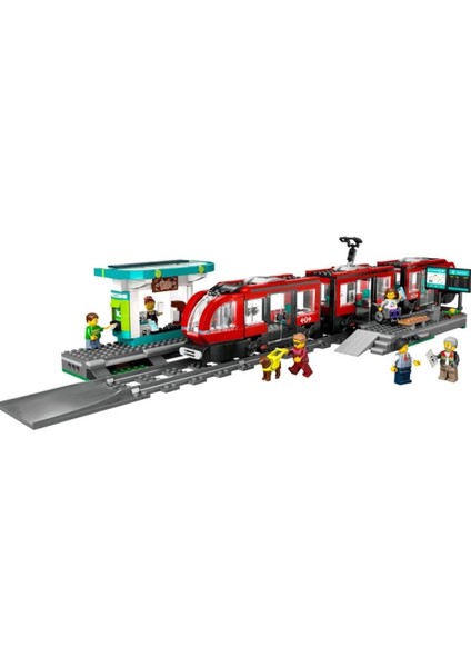 Nessiworld 60423 LEGO City Şehir Merkezi Tramvay Istasyonu 811 Parça +7 Yaş