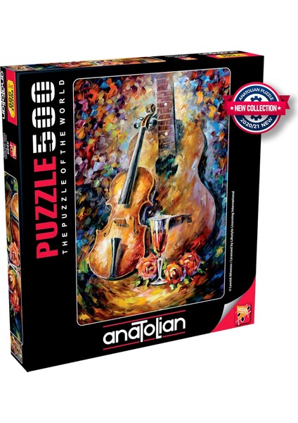 Puzzle - Gitar ve Keman / 500 Parça, #3620