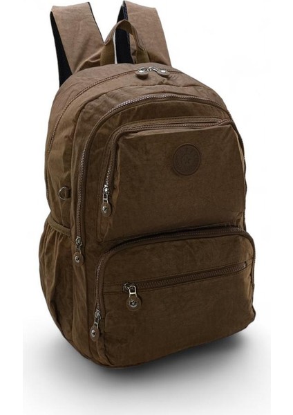 Klinkır Kumaş Lise Ortaokul Üniversite Sırt Çantası Çok Cepli Goril Anahtarlık Hediyeli! fiyatları