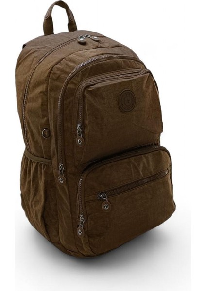 Klinkır Kumaş Lise Ortaokul Üniversite Sırt Çantası Çok Cepli Goril Anahtarlık Hediyeli! fırsatları