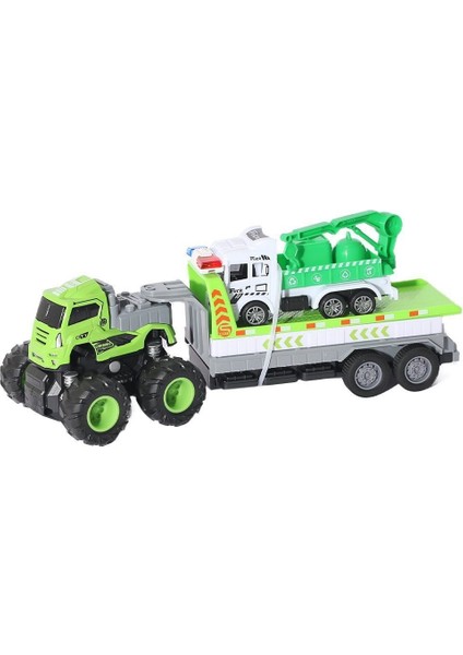 Akdenizpos UG01 KLX600-365 Sürtmeli Die Cast 4x4 Temizlik Aracı Taşıyan Tır -Vardem (Yeni)