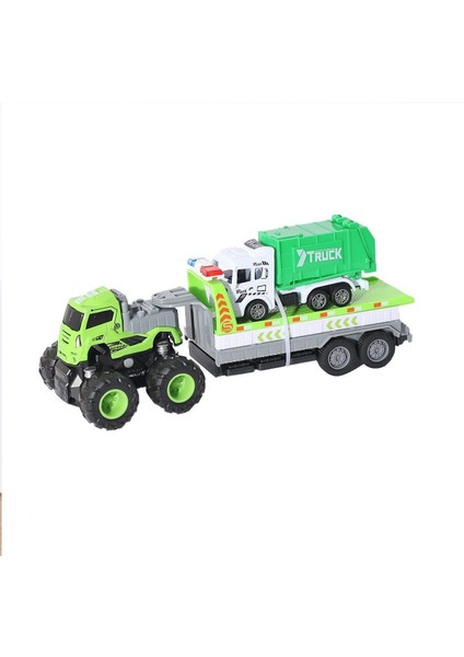 Akdenizpos UG01 KLX600-365 Sürtmeli Die Cast 4x4 Temizlik Aracı Taşıyan Tır -Vardem (Yeni)