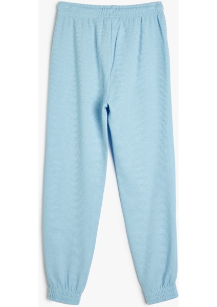 Basic Jogger Eşofman Altı Beli Bağlamalı Dokulu Pamuklu fiyatları