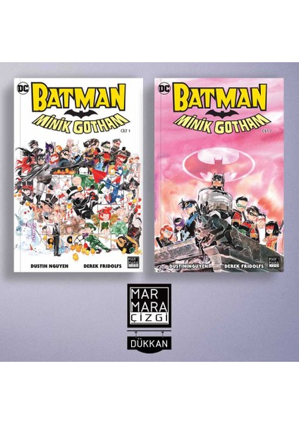 Batman: Minik Gotham 1 - 2 Çizgi Roman Set - Dustin Nguyen