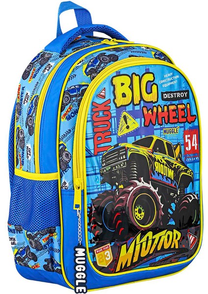 Big Wheel Okul Çantası Mavi