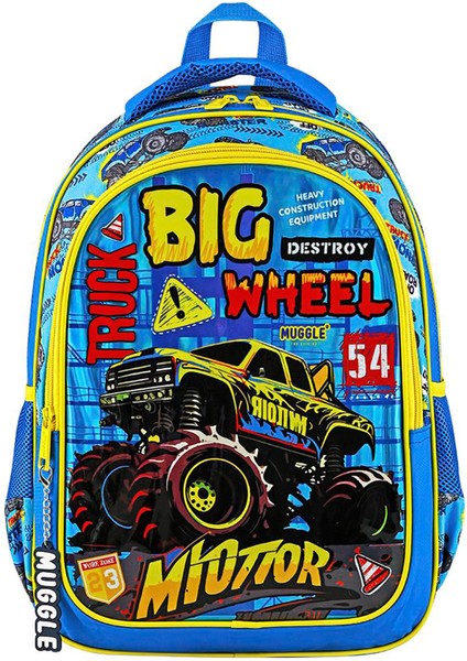 Big Wheel Okul Çantası Mavi modelleri