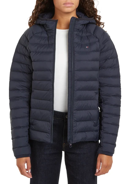 Tommy Hilfiger Lacivert Kadın Şişme Mont Sporty Lw Down Jacket