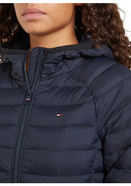 Tommy Hilfiger Lacivert Kadın Şişme Mont Sporty Lw Down Jacket