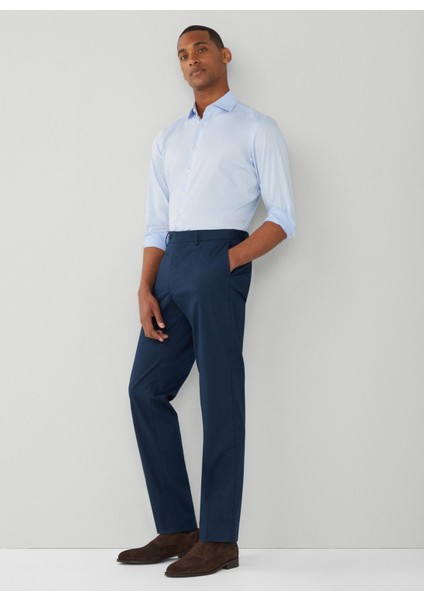 Normal Bel Normal Paça Slim Fit Lacivert Erkek Pantolon HM212484