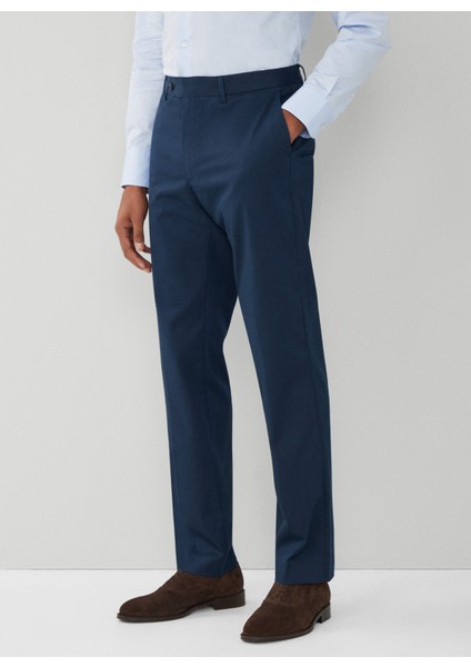Normal Bel Normal Paça Slim Fit Lacivert Erkek Pantolon HM212484