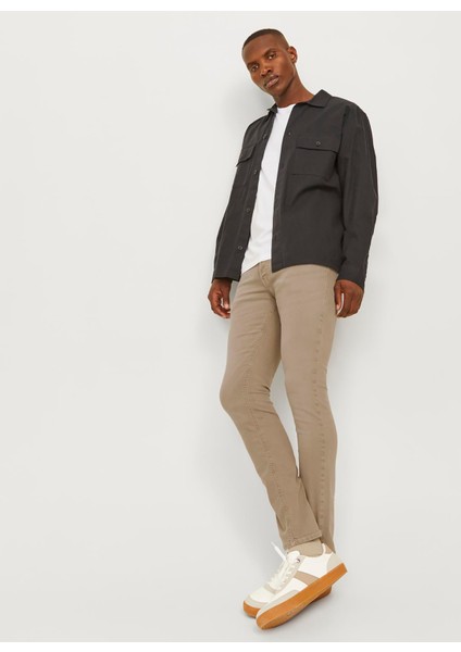 Ekru Erkek Denim Pantolon 12259114_JJIGLENN Jjorıgınal Sq 913