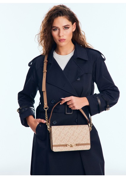 Bej Kadın Çapraz Çanta US24502