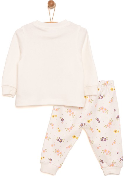 Bisiklet Yaka Geyik Desen Kız Bebek Pijama Takımı fiyatları