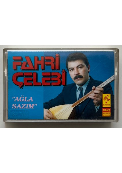 Fahri Çelebi - Ağla Sazım Kaset (Orjnal Dönem Kağıt Baskı Kaset)