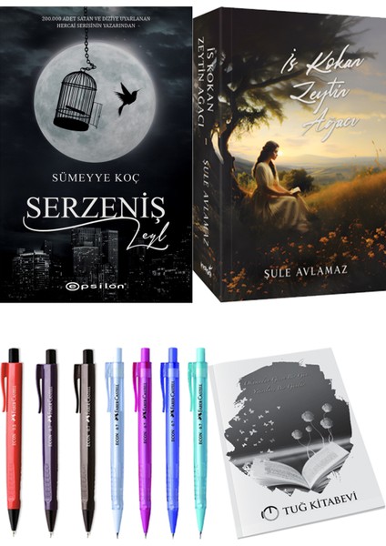 İs Kokan Zeytin Ağacı - Serzeniş Leyl + Kalem + Not Defteri