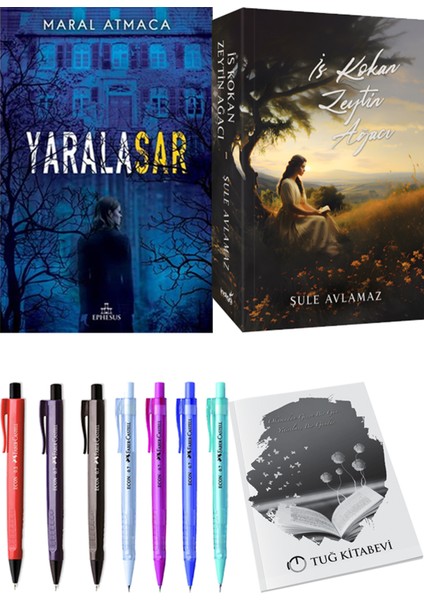 İs Kokan Zeytin Ağacı - Yaralasar 1 + Kalem + Not Defteri