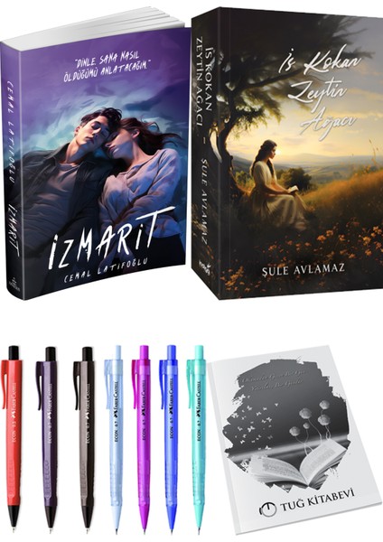 İs Kokan Zeytin Ağacı - Izmarit + Kalem + Not Defteri