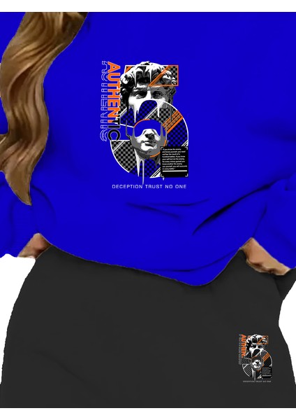 Eşofman Takımı Oversize Authenic Baskılı Eşofman Takımı Lacivert fiyatları