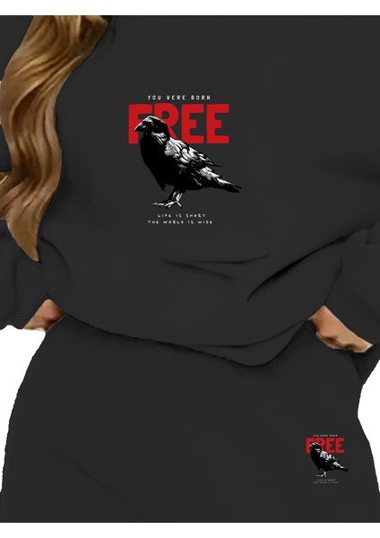 Eşofman Takımı Free Baskılı Büyük Beden Alt Üst Takım modelleri