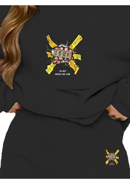 Eşofman Takımı Bold Baskılı Büyük Beden Alt Üst Takım fiyatları