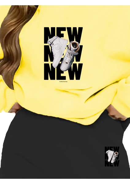 Eşofman Takımı Oversize Newcultural Baskılı Eşofman Takımı,sevgili,çift Kombini Pembe fiyatları