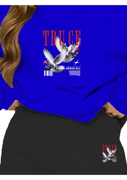 Eşofman Takımı Oversize Dovegraphic Baskılı Eşofman Takımı Lacivert fırsatları