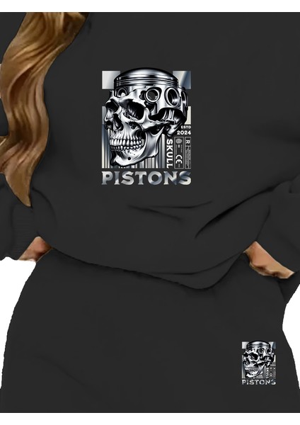 Eşofman Takımı Oversize Pizzapal Baskılı Eşofman Takımı,sevgili,çift Kombini Sarı fiyatları