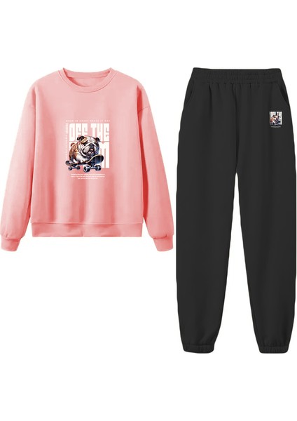 Eşofman Takımı Oversize Oh Baskılı Eşofman Takımı,sevgili,çift Kombini Lacivert