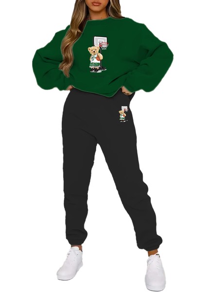 Eşofman Takımı Oversize Possible Baskılı Eşofman Takımı,sevgili,çift Kombini Turuncu modelleri