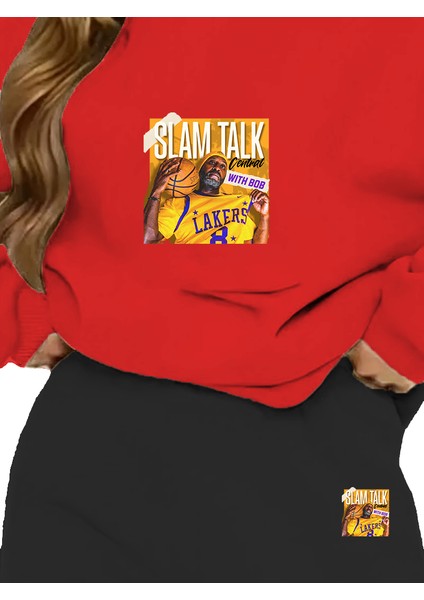 Eşofman Takımı Oversize Sleepmodebear Baskılı Eşofman Takımı,sevgili,çift Kombini Kırmızı fırsatları