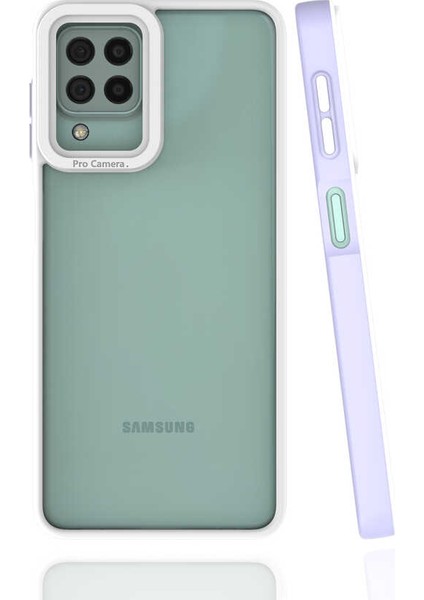 Samsung Galaxy A22 4g Kılıf Mima Kapak - Lila