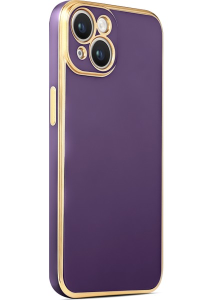 ZORE Apple iPhone 14 Plus Kılıf Bark Kapak - Derin Mor