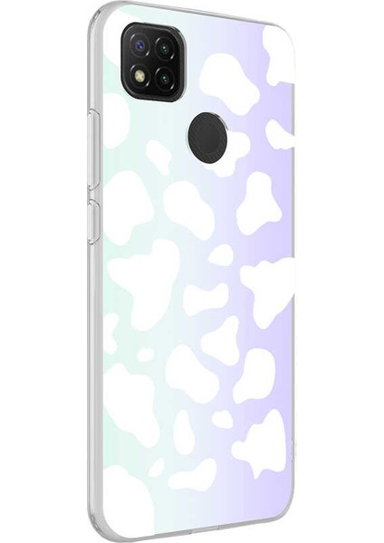 Xiaomi Redmi 9c Kılıf M - Blue Desenli Kapak - Cow No2
