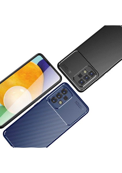 ZORE Galaxy A73 Kılıf Zore Negro Silikon Kapak-Siyah