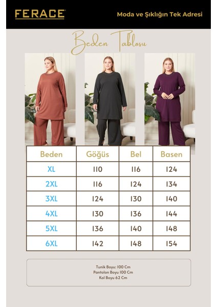 Kadın Büyük Beden Ikili Takım fiyatları