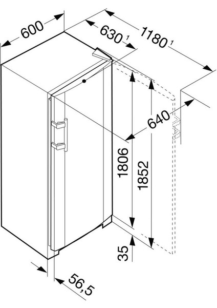 SKEF4200 A Enerji Sınıfı 384 lt Buzdolabı