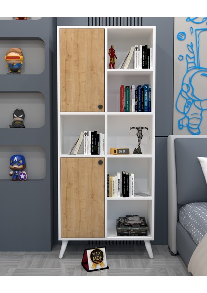 Lavoro 2 %100 Mdf ,kitaplık ,çalışma Odası, Çok Amaçlı Dolap,çocuk Odası,genç Odası