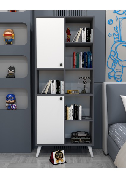 Lavoro 2 %100 Mdf ,kitaplık ,çalışma Odası, Çok Amaçlı Dolap,çocuk Odası,genç Odası