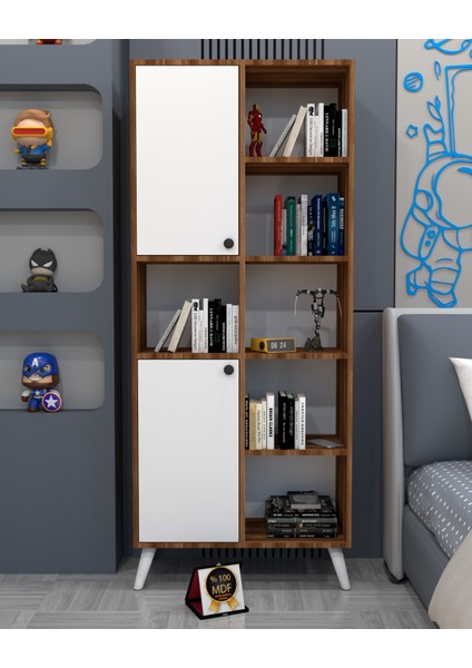 Lavoro 2 %100 Mdf ,kitaplık ,çalışma Odası, Çok Amaçlı Dolap,çocuk Odası,genç Odası