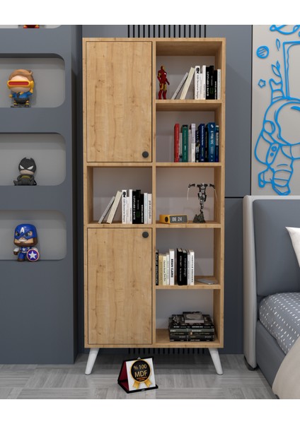 Lavoro 2 %100 Mdf ,kitaplık ,çalışma Odası, Çok Amaçlı Dolap,çocuk Odası,genç Odası