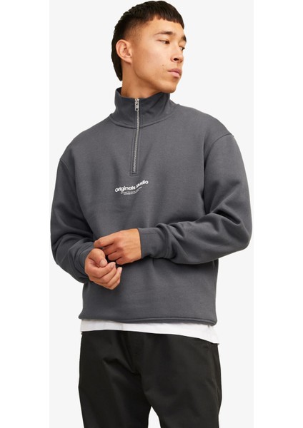 Jorvesterbro Erkek Gri Sweatshirt 12241777-IRONGATE
