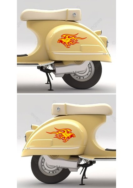 Alev Ateş Kartal Araba Oto Motosiklet Sticker 00434 fiyatları