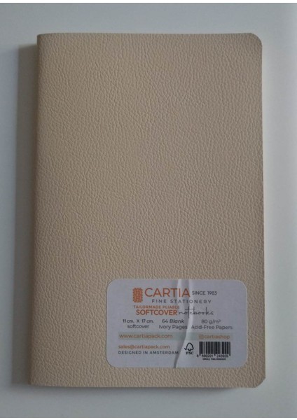 Terzi Dikiş Yumuşak Kapak Karışık Renk 11 x 17 Krem